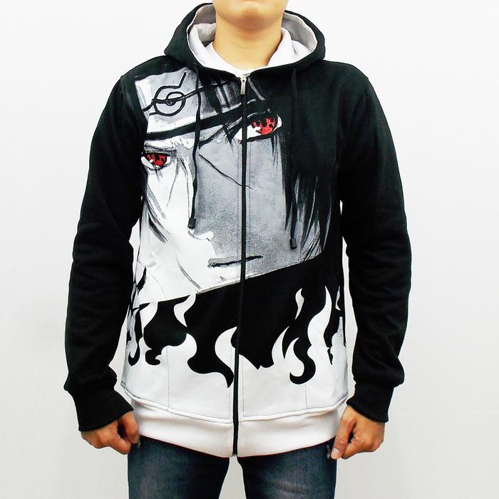 JAKET ITACHI - JAKET SASUKE ITACHI - JAKET UCHIHA CLAN - HOODIE NARUTO