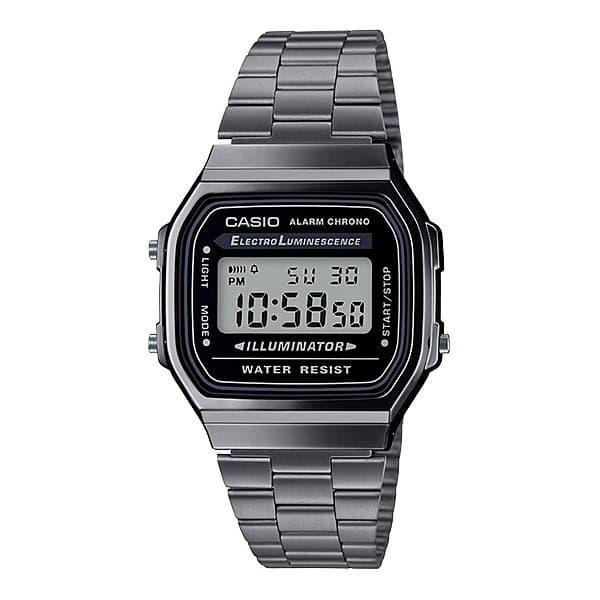 Casio Digital Jam Tangan Klasik Strap Rantai A168WGG-1A Original