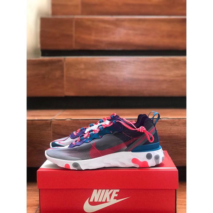 NIKE REACT ELEMENT 87 RED ORBIT 100% Authentic Original