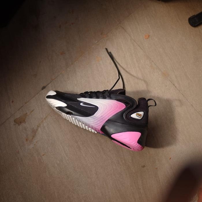 Sepatu Sneakers Nike Air Zoom 2K Black Pink Original BNWB Murah Diskon