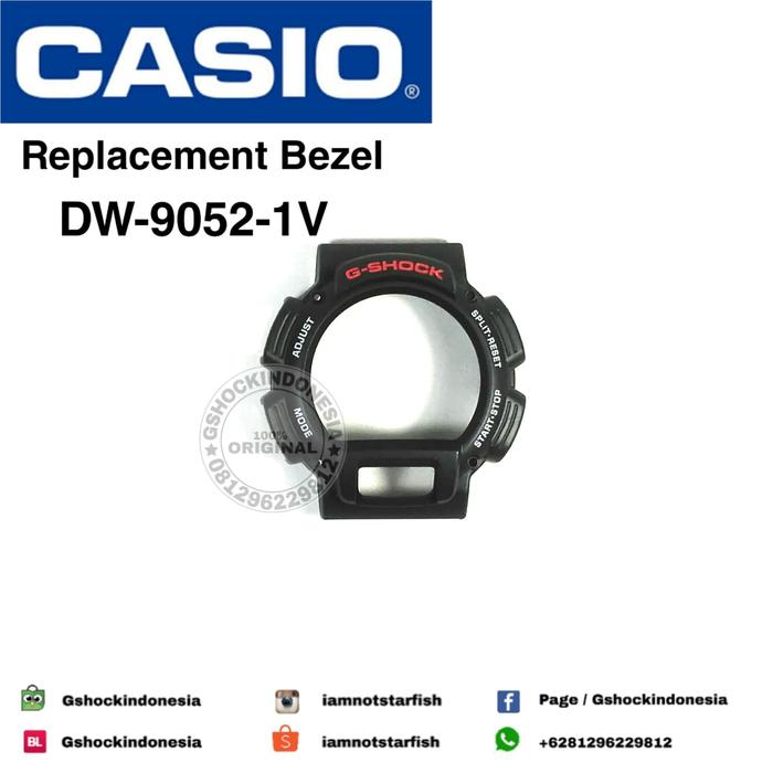 Bezel Gshock DW9052-1V DW9050 DW9000 marking merah