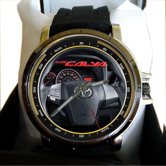 Jam Tangan Custom Toyota Calya steering wheel