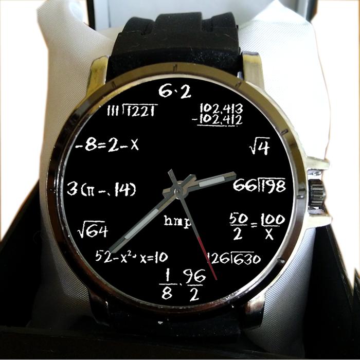 Jam Tangan Custom Rumus Matematika Match