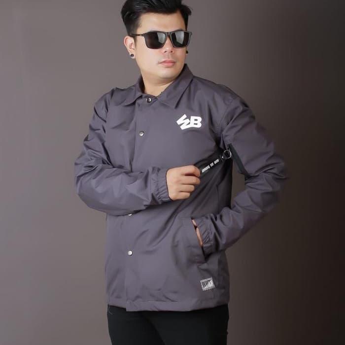 JAKET COACH PRIA GREY WB ORIGINAL - WB 003