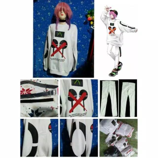 Ramuda amemura TDD/Hypnosis mic cosplay costume/fpm hypmic/sweater/cel