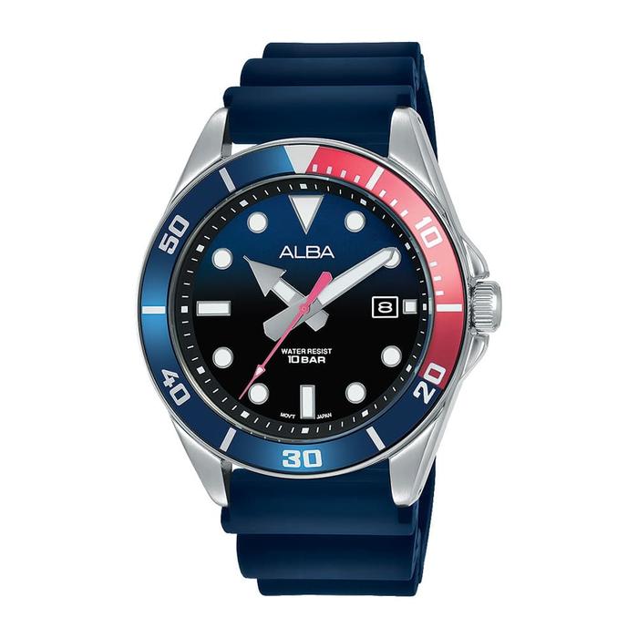 Jam Tangan Alba Pria AG8K21 AG8K21X1 Original Bergaransi 1 Tahun