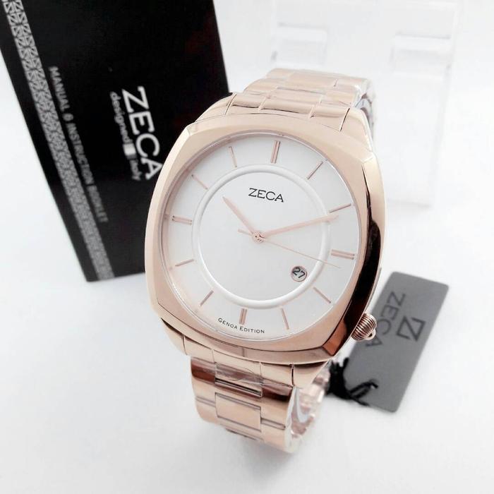 Zeca Jam Tangan Formal Wanita Murah 2008MHD Rose Gold - All Stainless