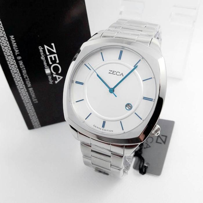 Zeca Jam Tangan Formal Wanita Murah 2008MHD Silver White