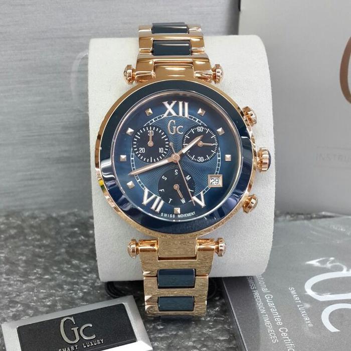 GC Jam Tangan Formal Wanita Murah Y05009M7 - All Stainless - Quartz