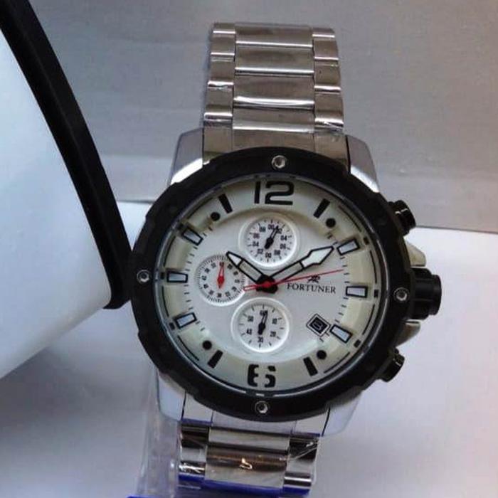 Fortuner Chronograph 3589 Jam Tangan Formal Pria Murah Anti Air - Ori