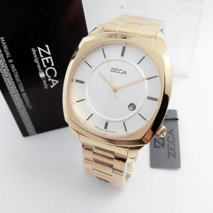 Zeca Jam Tangan Formal Wanita Murah 2008MHD Gold - All Stainless
