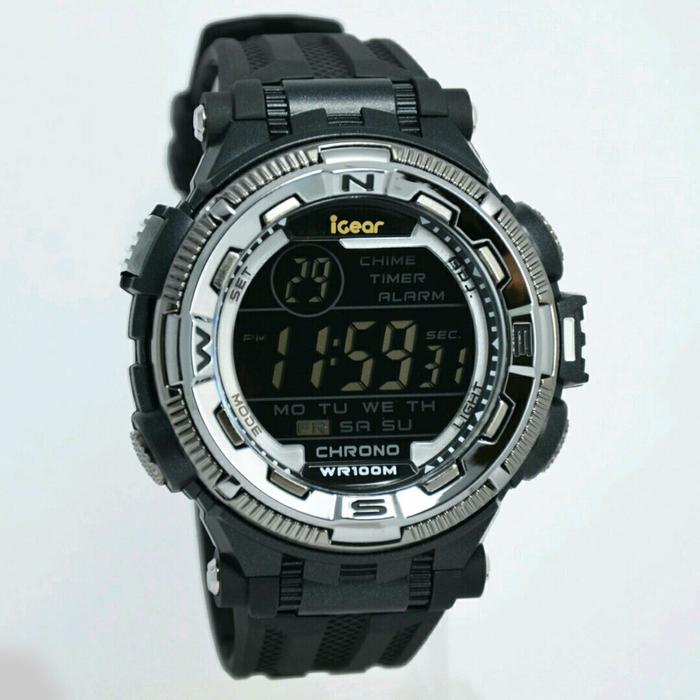 iGear Jam Tangan Sport Pria Murah I21-1918 - Rubber Strap - Digital