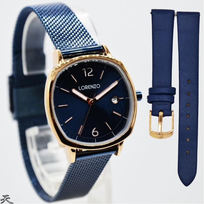 Lorenzo 1030 Jam Tangan Formal Wanita Murah Anti Air - Tali Pasir