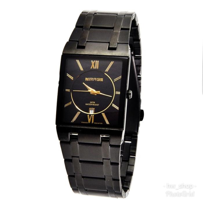 Jam Tangan Wanita Mirage 7908 Black / Jam Tangan Pria Mirage Original