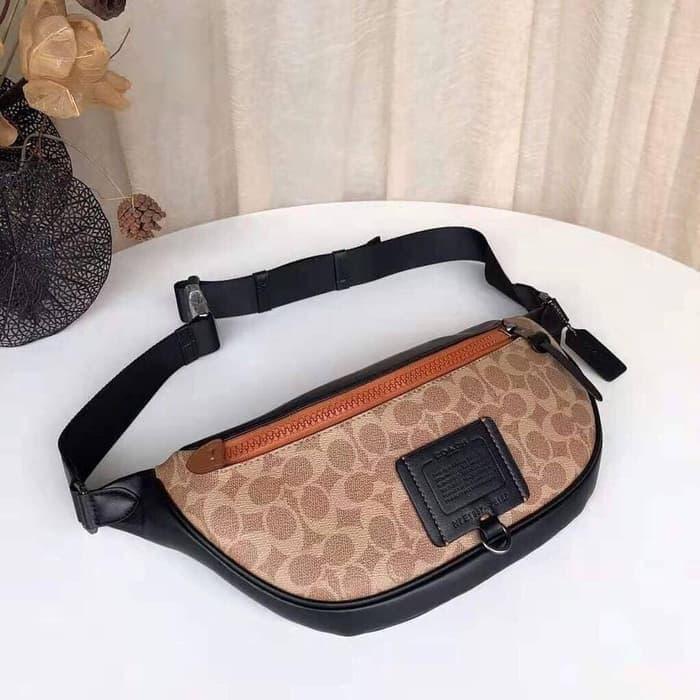 Coach Rivington Belt Waistbag Tas Selempang Pria Waist bag Authentic