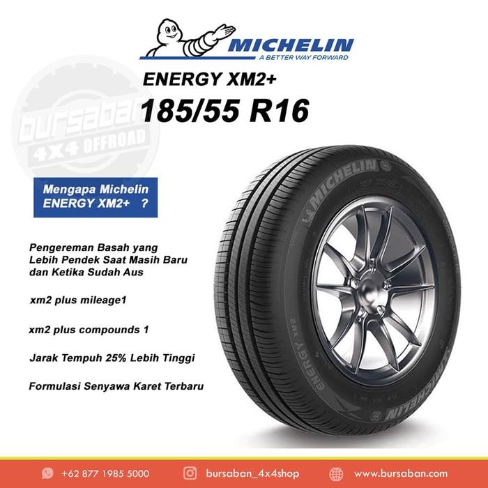 Ban OEM Jazz All New 185/55-16 Ban Michelin Energy XM2 Plus R16 XM2+