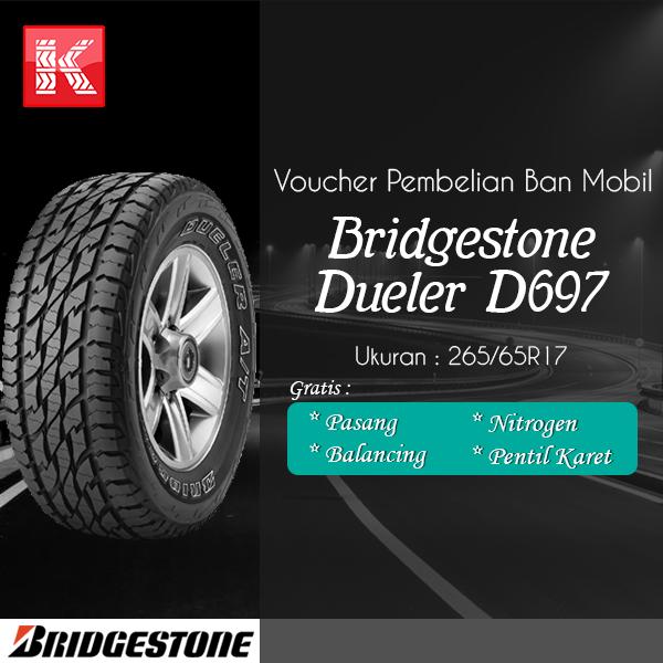 Ban Mobil Bridgestone Dueler D697 AT 265/65R17 Vocer