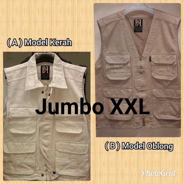 rompi kanvas jumbo bigsize