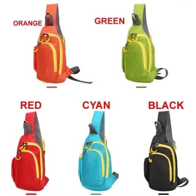 Tas Selempang Pria / Tas USB Unik / Tas Waterproof Anti Air Kaya Eiger