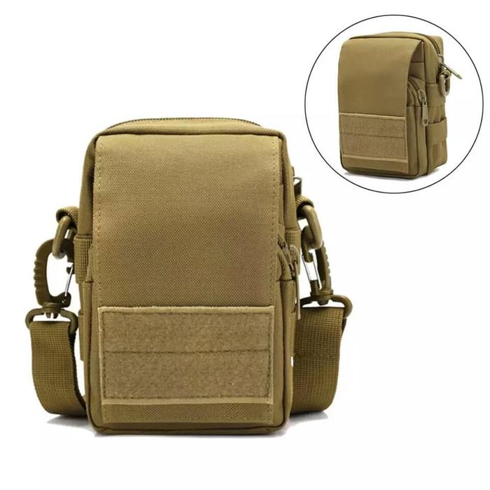 Tas Selempang Waistbag Mini Tactical Outdoor Airsoft Asli Import