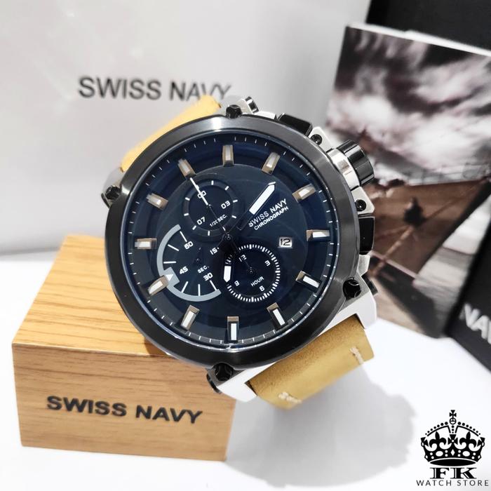 Jam Tangan Swiss Navy 8935 Chronograph Aktif ORIGINAL