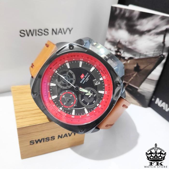 Jam Tangan Swiss Navy 8948 Chronograph Aktif ORIGINAL