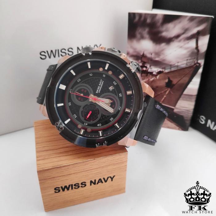 Jam Tangan Swiss Navy 6810 Chronograph Aktif ORIGINAL