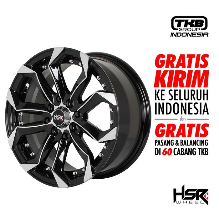 Velg Mobil HSR LABANG H5120 R15 [LIMITED]