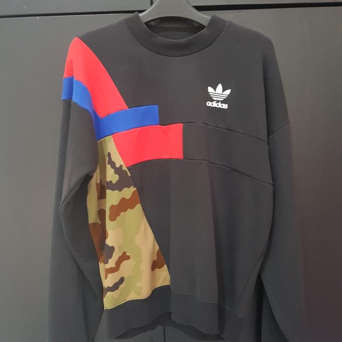 Jaket Sweater Adidas Camo Original