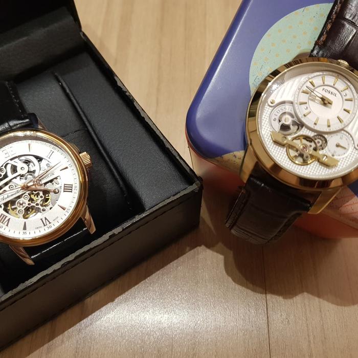 Jam Tangan Pria Thomas Earnshaw Automatic Swiss Made x FOSSIL