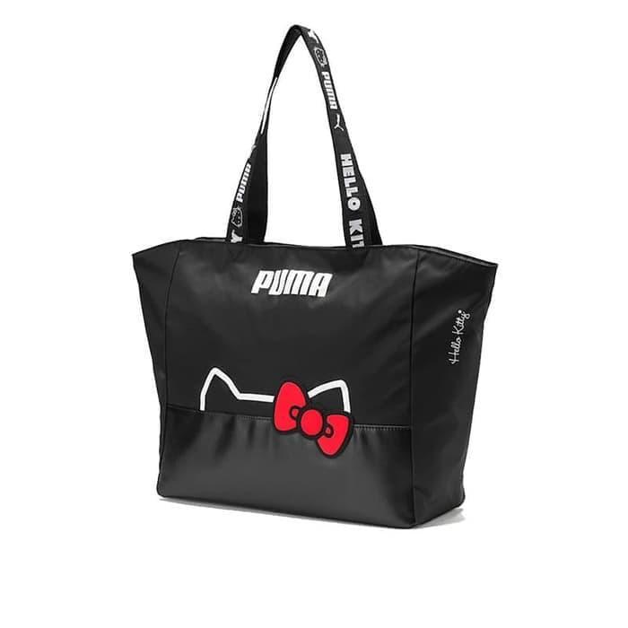 Women's Large Shopper Bag PUMA X HELLO KITTY Black