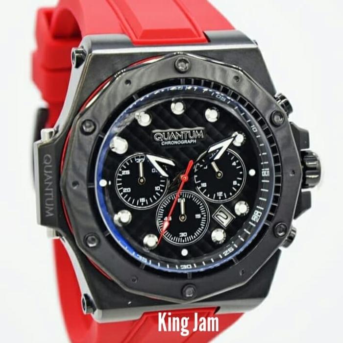 Jam Tangan Pria Quantum HNG704.658 Original Red Black Garansi Resmi