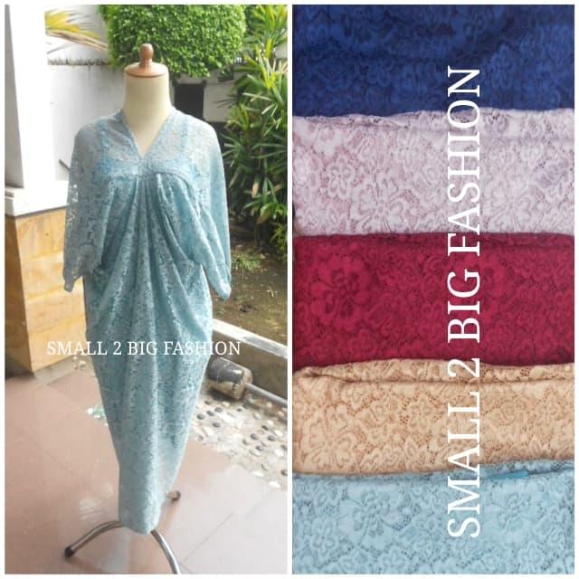 Gamis brokat / kaftan brokat / tunik brokat / terusan maxi brukat