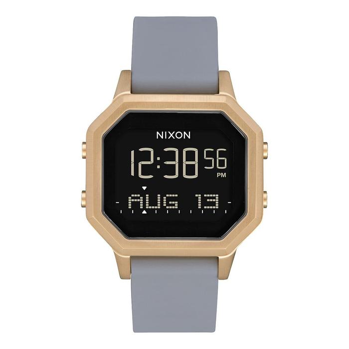 NIXON A12113163 SIREN SS LIGHT GOLD/GRAY - Jam Tangan Digital Original