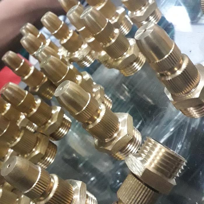 Satu set Nozle + double nepel 1/4"×1/2"