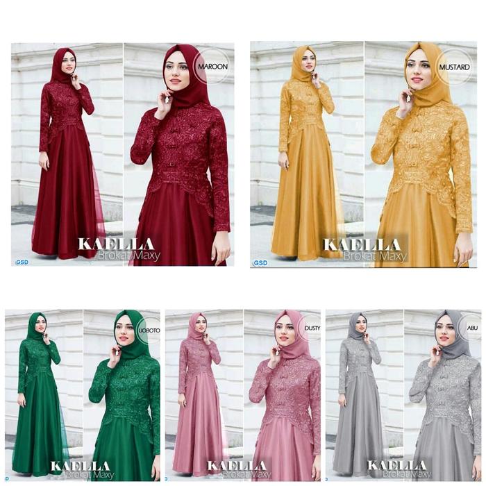 Maxi Kaella/terusan maxi wanita/terusan panjang wanita/gamis maxi
