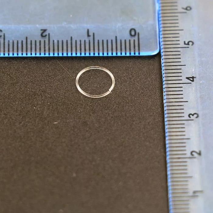 anting hidung plastik ring anti alergi gatal iritasi piercing hidung