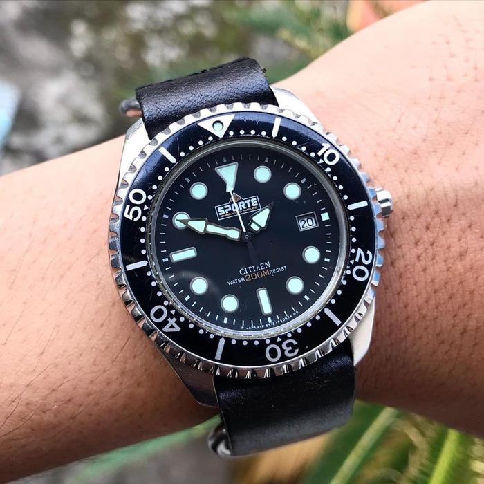jam tangan original CITIZEN SPORTE DIVER CAL5512