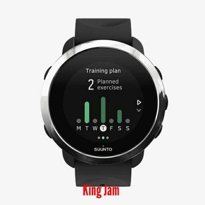Suunto 3 Fitness Black SS050018000 Original Jam Tangan Unisex