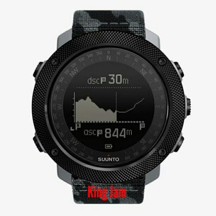 Jam Tangan Suunto Traverse Alpha concrete SS023446000 Original Black G