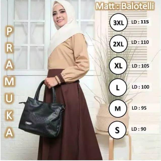 Gamis Pramuka Syari Balotelli Gamis Syari Pramuka Balloteli Seragam