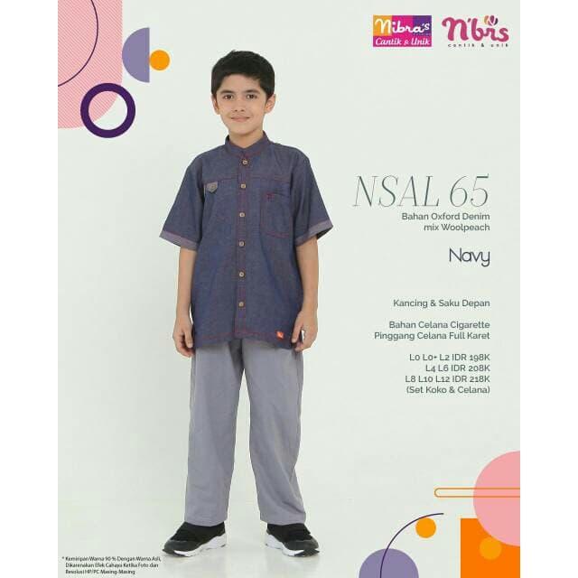 Stelan Baju Koko Anak Nibras NSAL 65