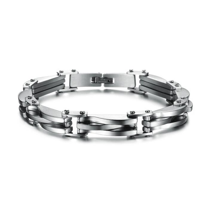 Pria Gelang dengan tekstur Tekstur Logam Berat