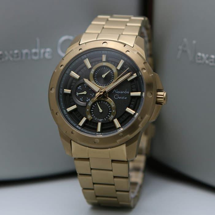 Alexandre Christie 6538MC / AC6538 Bronze Black Original & Garansi
