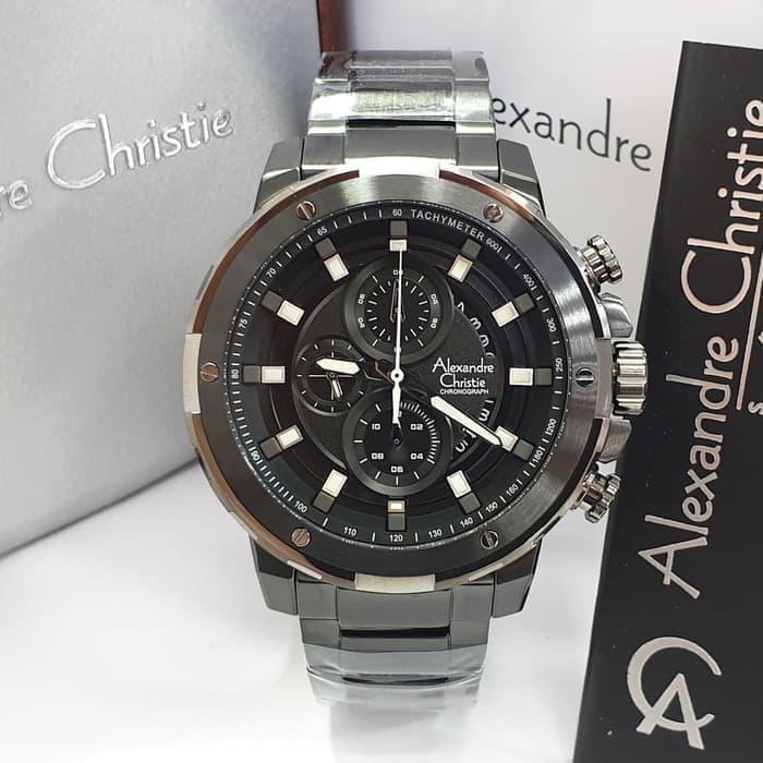 Alexandre Christie 6528MC / AC6528 Fullblack Original & Garansi