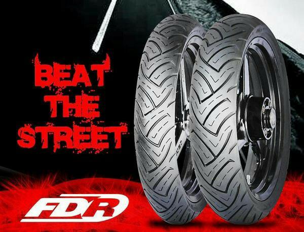 PAKETAN BAN LUAR FDR 120/80-18 / 100/80-18 SOPRT XR TUBELESS