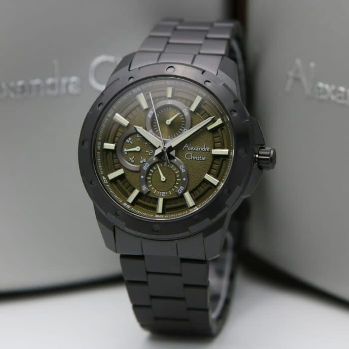 Alexandre Christie 6538MC / AC6538 Black Green Original & Garansi