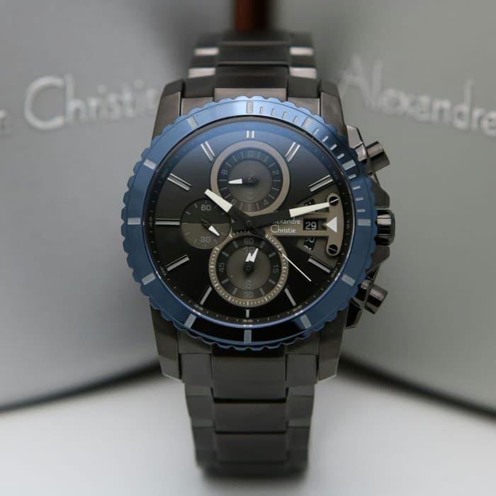 Alexandre Christie 6532MC / AC6532 Black Blue Original & Garansi
