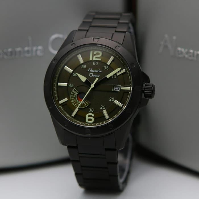 Alexandre Christie 6536ME / AC6536 Black Green Original & Garansi