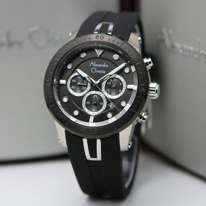 Alexandre Christie 6533MC / AC6533 Black Silver Original & Garansi